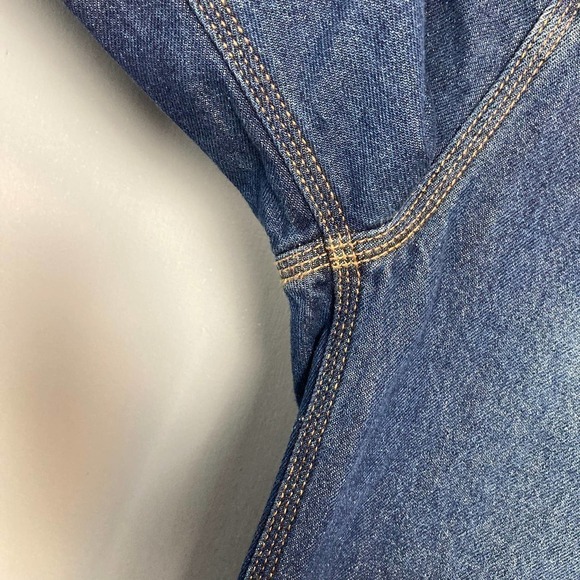 ALASKA Bay Outfitters Medium Wash Flannel Lined Carpenter Jeans Men's Size 40x32 - Picture 5 of 12